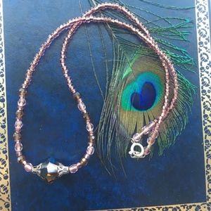 308: “Mink” Crystal Necklace